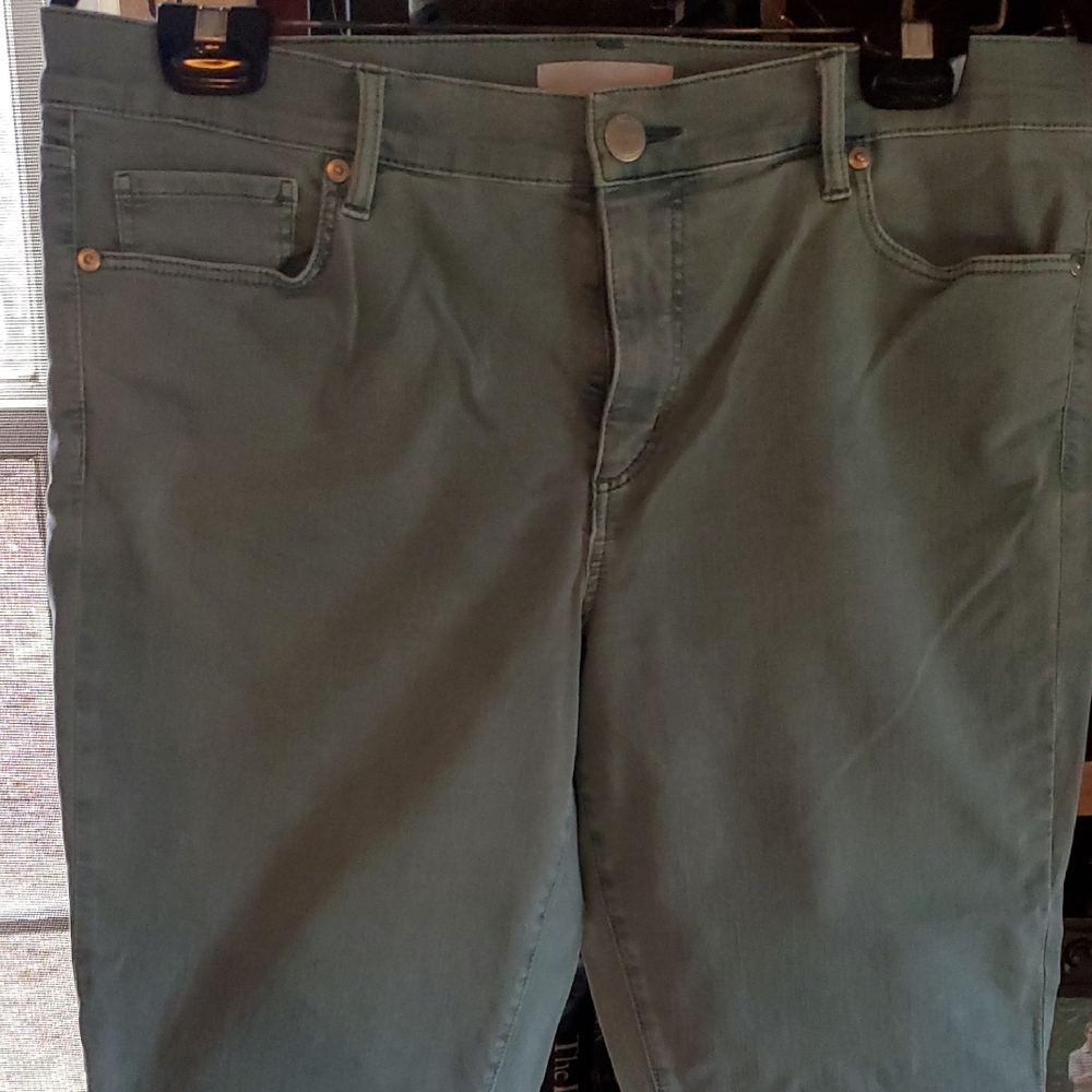 Loft Women's Green Jeans